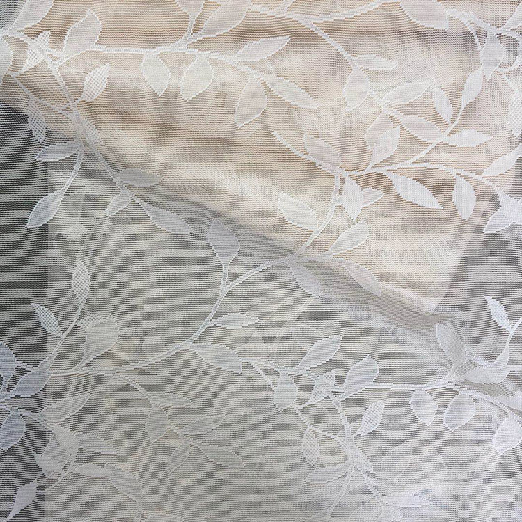 Conception personnalisée de 100 tissus de rideaux transparents imprimés en tulle de voile de fenêtre en polyester