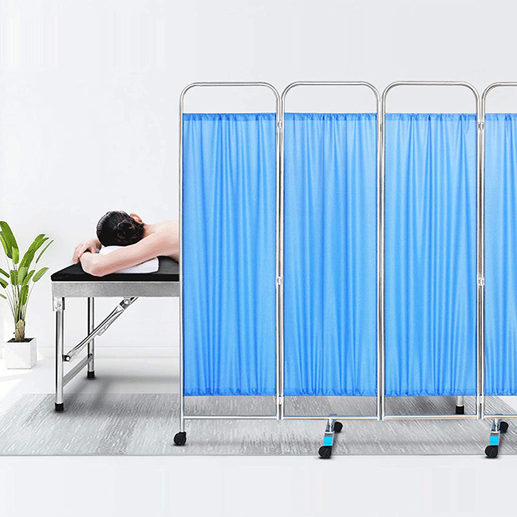 Médical maison de soins infirmiers lit écran ignifuge cabine intimité diviseur cloison rideaux tissu pour rideau de salle