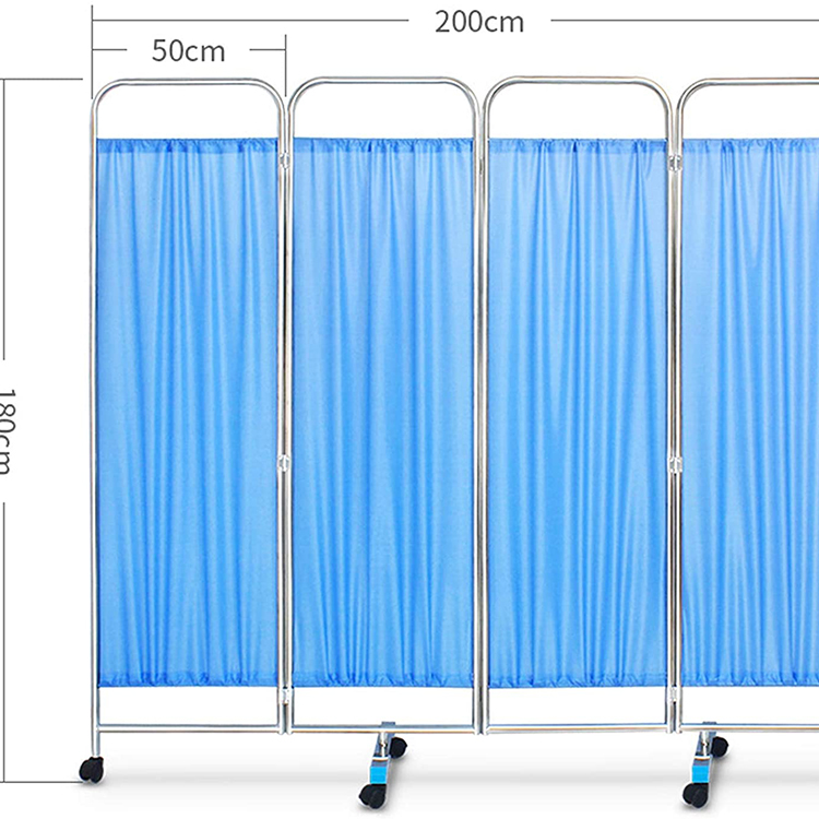 Médical maison de soins infirmiers lit écran ignifuge cabine intimité diviseur cloison rideaux tissu pour rideau de salle