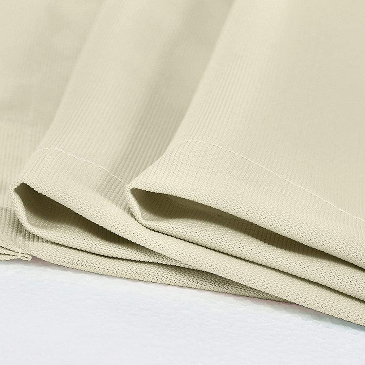 Tissu de rideau de séparation médical 100% polyester jaune jetable ignifuge pour rideau d'hôpital