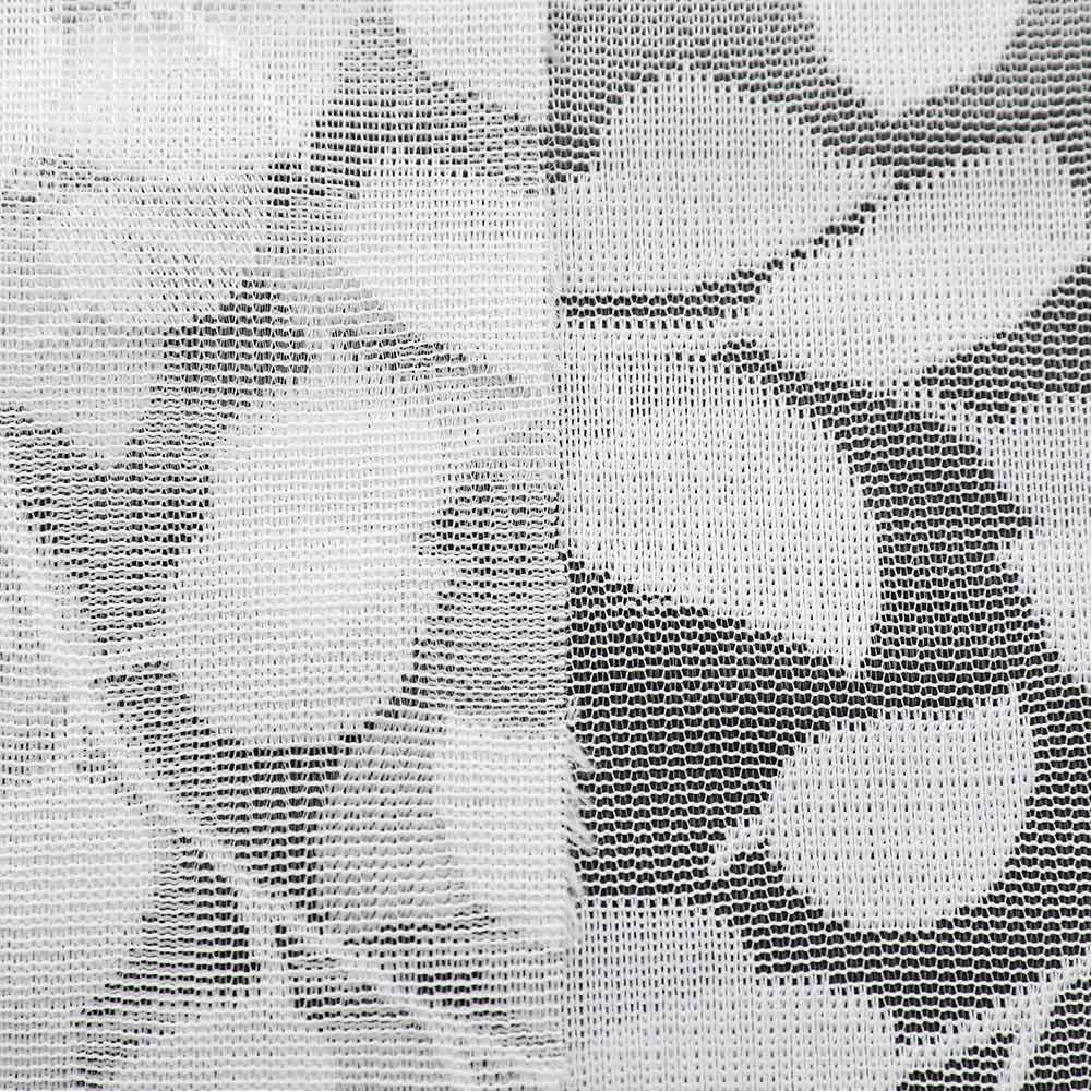 Rideau tissu imprimé géométrique noir et blanc