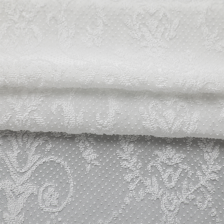 Vente chaude rideau de fenêtre léger spot voile mariage élégant salon blanc tissu transparent