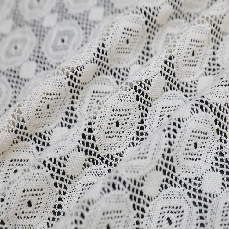 Tissu transparent personnalisé en voile de maille jacquard imprimé en polyester léger Mulinsen Textile